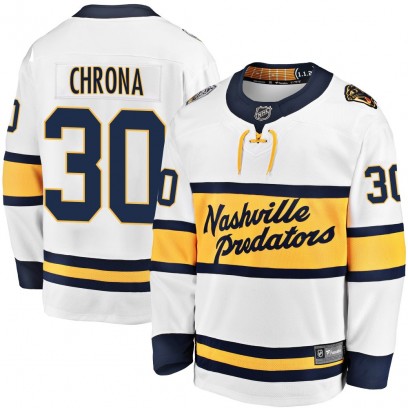 Men's Breakaway Nashville Predators Magnus Chrona Fanatics Branded 2020 Winter Classic Player Jersey - White