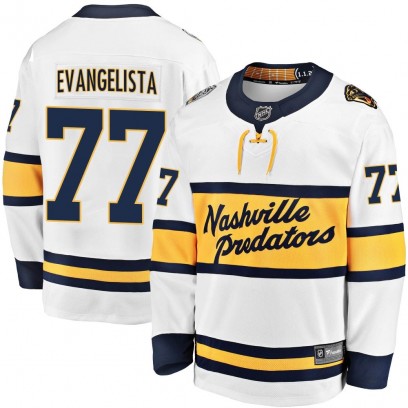 Men's Breakaway Nashville Predators Luke Evangelista Fanatics Branded 2020 Winter Classic Player Jersey - White