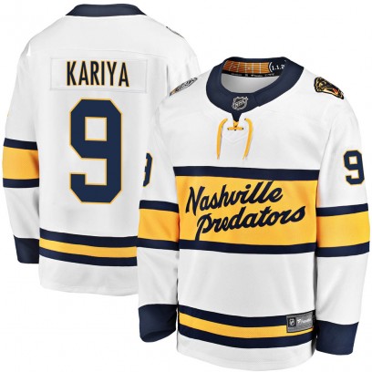Men's Breakaway Nashville Predators Paul Kariya Fanatics Branded 2020 Winter Classic Jersey - White