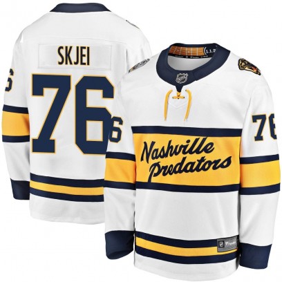 Men's Breakaway Nashville Predators Brady Skjei Fanatics Branded 2020 Winter Classic Player Jersey - White