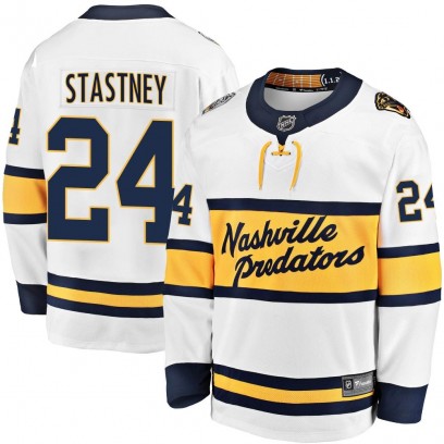 Men's Breakaway Nashville Predators Spencer Stastney Fanatics Branded 2020 Winter Classic Player Jersey - White