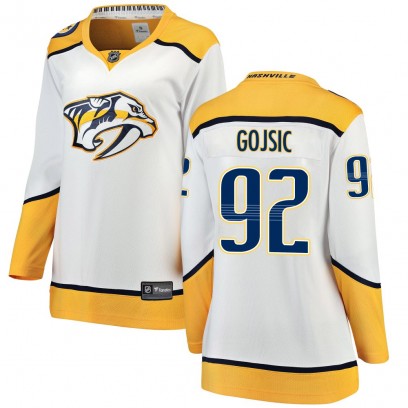 Women's Breakaway Nashville Predators Hiroki Gojsic Fanatics Branded Away Jersey - White