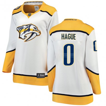 Women's Breakaway Nashville Predators Nicolas Hague Fanatics Branded Away Jersey - White
