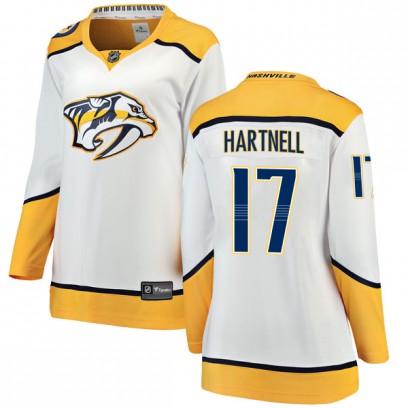 Women's Breakaway Nashville Predators Scott Hartnell Fanatics Branded Away Jersey - White