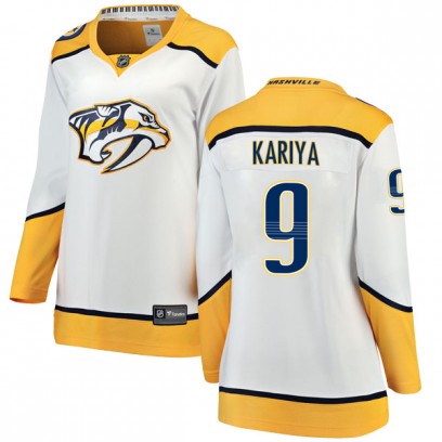 Women's Breakaway Nashville Predators Paul Kariya Fanatics Branded Away Jersey - White