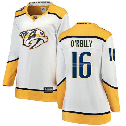 Women's Breakaway Nashville Predators Cal O'Reilly Fanatics Branded Away Jersey - White