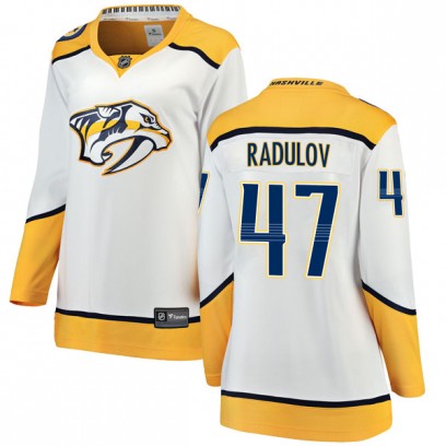 Women's Breakaway Nashville Predators Alexander Radulov Fanatics Branded Away Jersey - White
