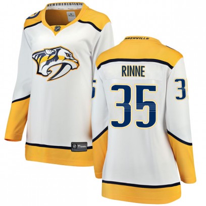 Women's Breakaway Nashville Predators Pekka Rinne Fanatics Branded Away Jersey - White