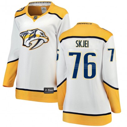 Women's Breakaway Nashville Predators Brady Skjei Fanatics Branded Away Jersey - White