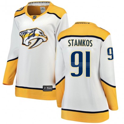 Women's Breakaway Nashville Predators Steven Stamkos Fanatics Branded Away Jersey - White