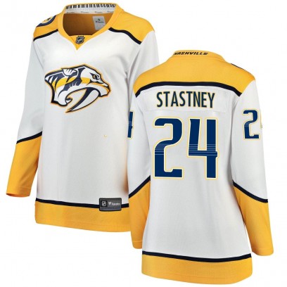 Women's Breakaway Nashville Predators Spencer Stastney Fanatics Branded Away Jersey - White