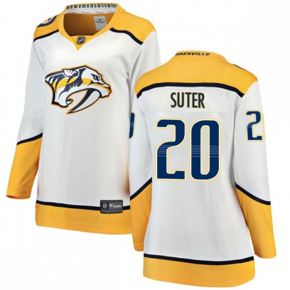 Women's Breakaway Nashville Predators Ryan Suter Fanatics Branded Away Jersey - White