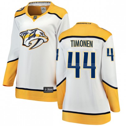 Women's Breakaway Nashville Predators Kimmo Timonen Fanatics Branded Away Jersey - White