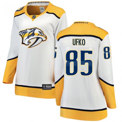 Women's Breakaway Nashville Predators Ryan Ufko Fanatics Branded Away Jersey - White