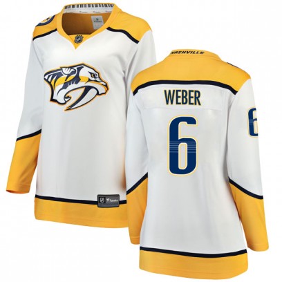 Women's Breakaway Nashville Predators Shea Weber Fanatics Branded Away Jersey - White