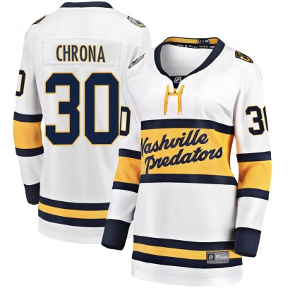 Women's Breakaway Nashville Predators Magnus Chrona Fanatics Branded 2020 Winter Classic Player Jersey - White
