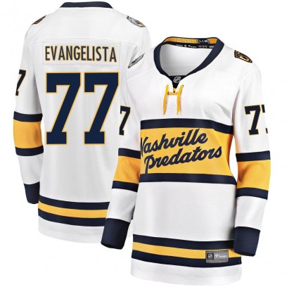 Women's Breakaway Nashville Predators Luke Evangelista Fanatics Branded 2020 Winter Classic Player Jersey - White