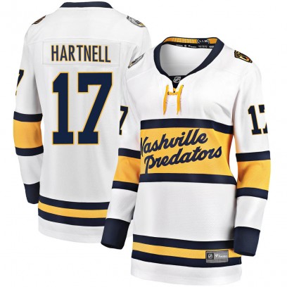Women's Breakaway Nashville Predators Scott Hartnell Fanatics Branded 2020 Winter Classic Jersey - White