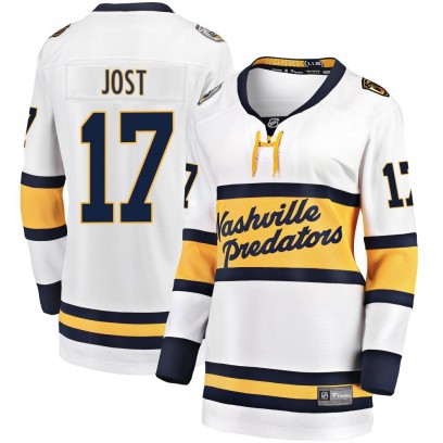 Women's Breakaway Nashville Predators Tyson Jost Fanatics Branded 2020 Winter Classic Player Jersey - White