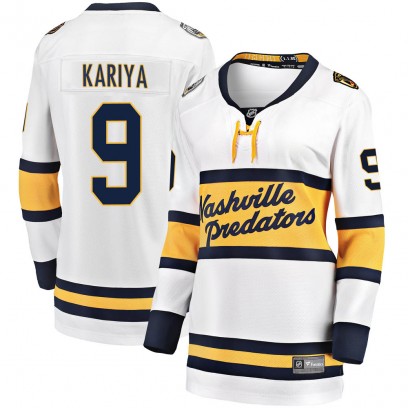 Women's Breakaway Nashville Predators Paul Kariya Fanatics Branded 2020 Winter Classic Jersey - White