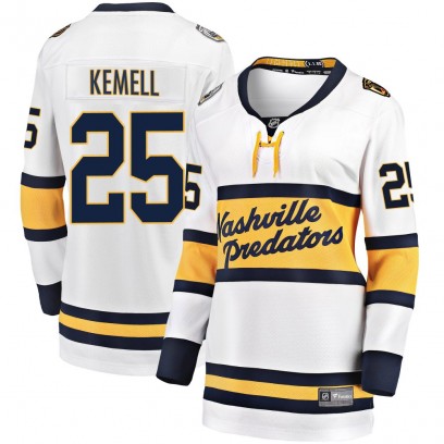 Women's Breakaway Nashville Predators Joakim Kemell Fanatics Branded 2020 Winter Classic Player Jersey - White