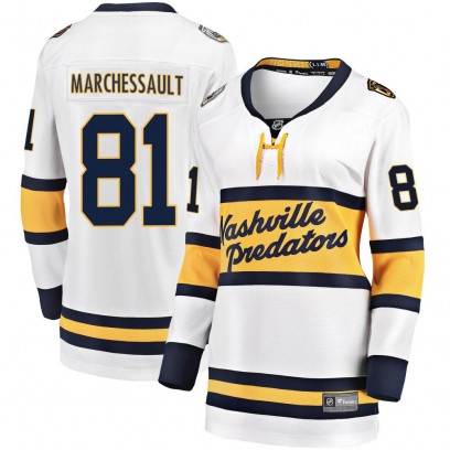 Women's Breakaway Nashville Predators Jonathan Marchessault Fanatics Branded 2020 Winter Classic Player Jersey - White