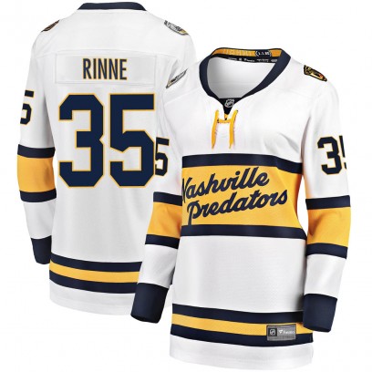 Women's Breakaway Nashville Predators Pekka Rinne Fanatics Branded 2020 Winter Classic Jersey - White