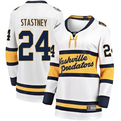Women's Breakaway Nashville Predators Spencer Stastney Fanatics Branded 2020 Winter Classic Player Jersey - White