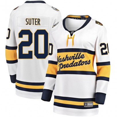 Women's Breakaway Nashville Predators Ryan Suter Fanatics Branded 2020 Winter Classic Jersey - White