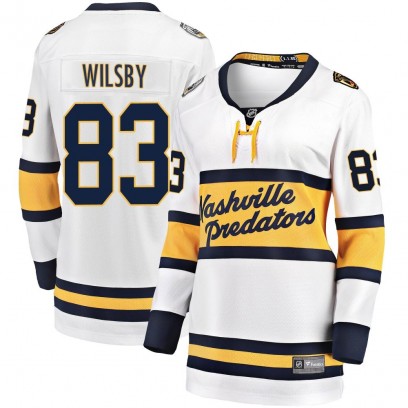 Women's Breakaway Nashville Predators Adam Wilsby Fanatics Branded 2020 Winter Classic Player Jersey - White