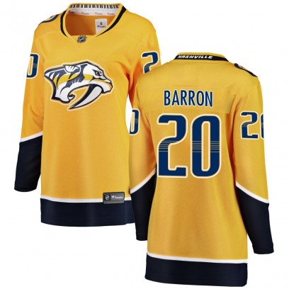 Women's Breakaway Nashville Predators Justin Barron Fanatics Branded Home Jersey - Yellow
