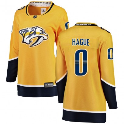 Women's Breakaway Nashville Predators Nicolas Hague Fanatics Branded Home Jersey - Yellow