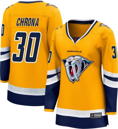 Women's Breakaway Nashville Predators Magnus Chrona Fanatics Branded Special Edition 2.0 Jersey - Yellow