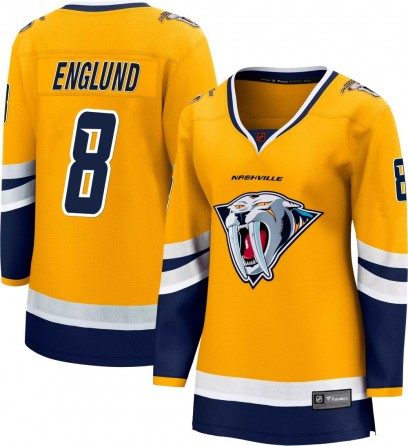 Women's Breakaway Nashville Predators Andreas Englund Fanatics Branded Special Edition 2.0 Jersey - Yellow