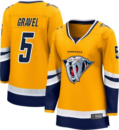 Women's Breakaway Nashville Predators Kevin Gravel Fanatics Branded Special Edition 2.0 Jersey - Yellow