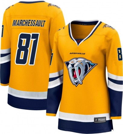 Women's Breakaway Nashville Predators Jonathan Marchessault Fanatics Branded Special Edition 2.0 Jersey - Yellow