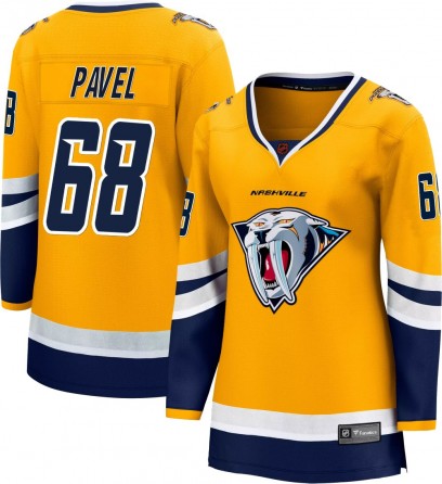 Women's Breakaway Nashville Predators Ondrej Pavel Fanatics Branded Special Edition 2.0 Jersey - Yellow