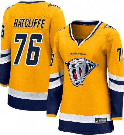 Women's Breakaway Nashville Predators Isaac Ratcliffe Fanatics Branded Special Edition 2.0 Jersey - Yellow