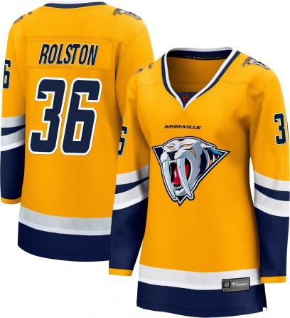 Women's Breakaway Nashville Predators Ryder Rolston Fanatics Branded Special Edition 2.0 Jersey - Yellow