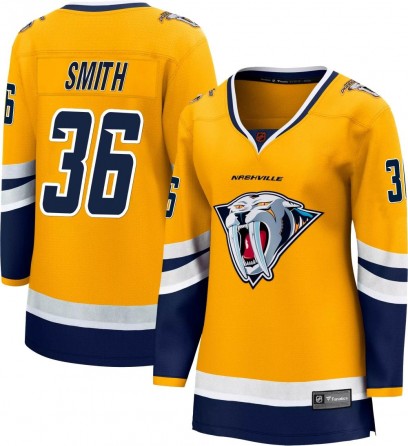 Women's Breakaway Nashville Predators Cole Smith Fanatics Branded Special Edition 2.0 Jersey - Yellow