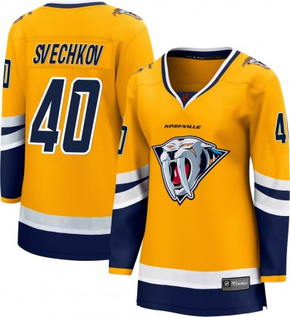 Women's Breakaway Nashville Predators Fedor Svechkov Fanatics Branded Special Edition 2.0 Jersey - Yellow
