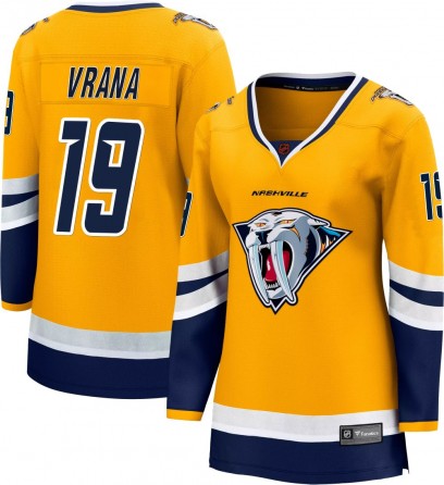Women's Breakaway Nashville Predators Jakub Vrana Fanatics Branded Special Edition 2.0 Jersey - Yellow