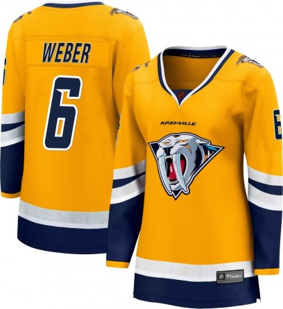 Women's Breakaway Nashville Predators Shea Weber Fanatics Branded Special Edition 2.0 Jersey - Yellow