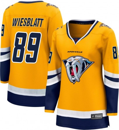 Women's Breakaway Nashville Predators Ozzy Wiesblatt Fanatics Branded Special Edition 2.0 Jersey - Yellow