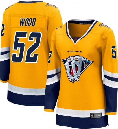 Women's Breakaway Nashville Predators Matthew Wood Fanatics Branded Special Edition 2.0 Jersey - Yellow
