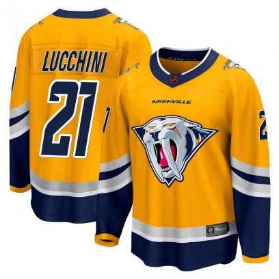 Youth Breakaway Nashville Predators Jake Lucchini Fanatics Branded Special Edition 2.0 Jersey - Yellow
