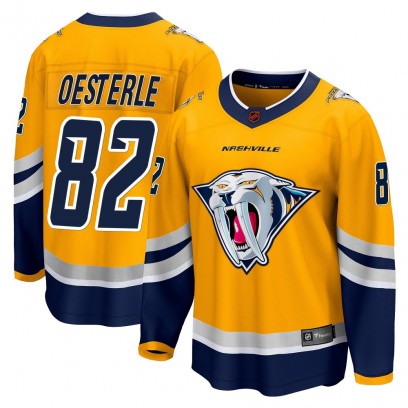 Youth Breakaway Nashville Predators Jordan Oesterle Fanatics Branded Special Edition 2.0 Jersey - Yellow