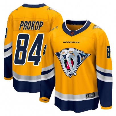 Youth Breakaway Nashville Predators Luke Prokop Fanatics Branded Special Edition 2.0 Jersey - Yellow