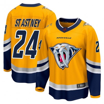 Youth Breakaway Nashville Predators Spencer Stastney Fanatics Branded Special Edition 2.0 Jersey - Yellow