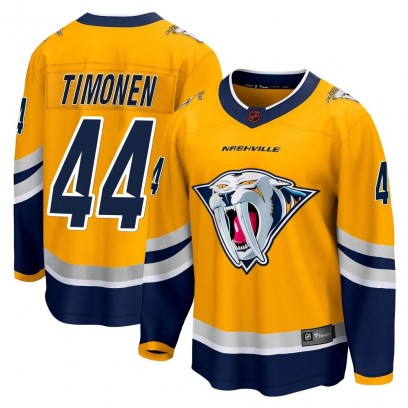 Youth Breakaway Nashville Predators Kimmo Timonen Fanatics Branded Special Edition 2.0 Jersey - Yellow